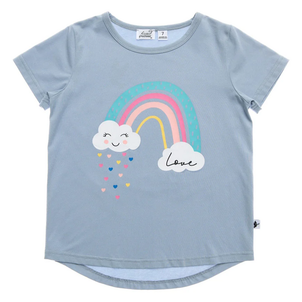 US stockist of Radicool Kids Rainbow Love T-Shirt