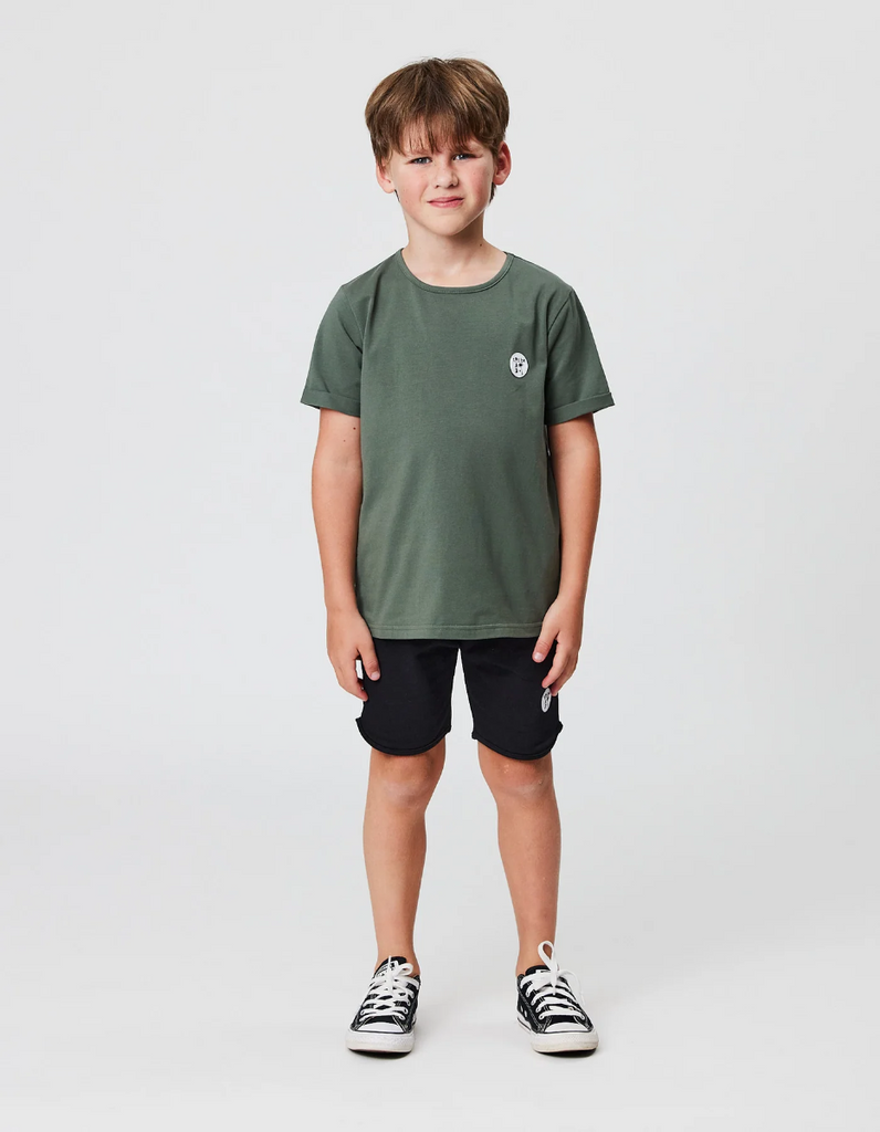 US stockist of Radicool Kids gender neutral Rad Tribe Black Shorts