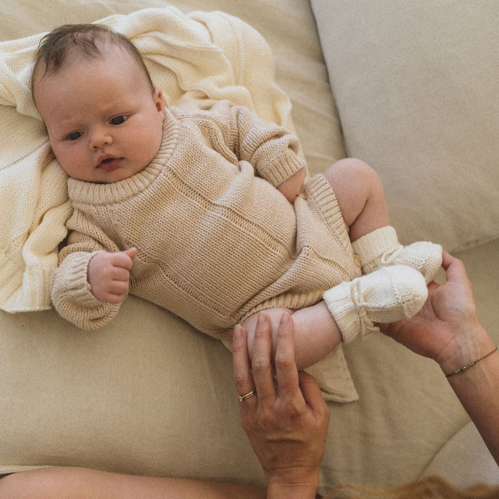 US stockist of Illoura the Label's Tallow Romper in Sand
