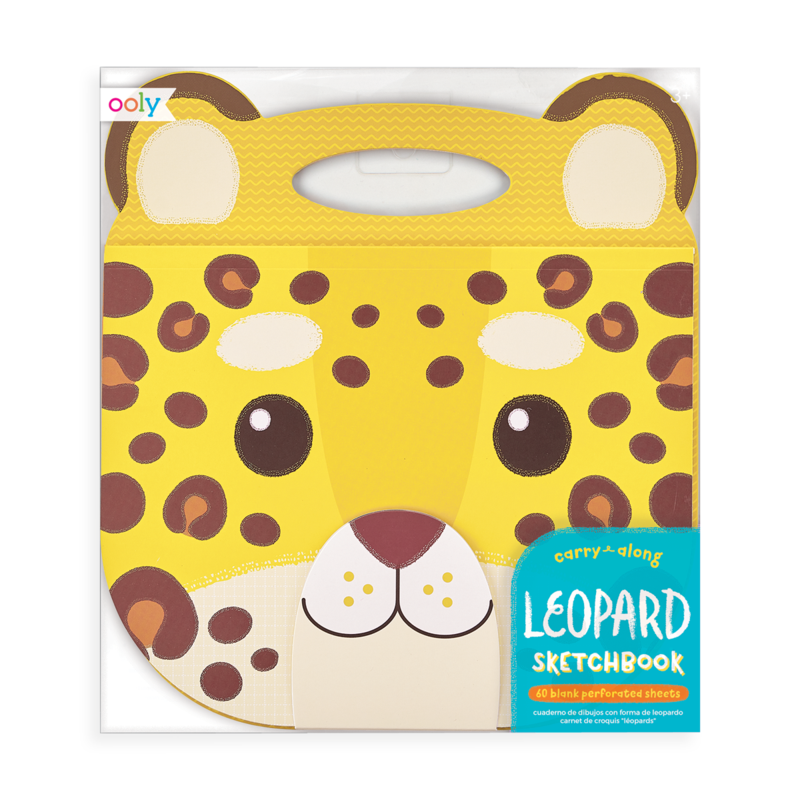 Stockist of Ooly's leopard carry along sketch book.