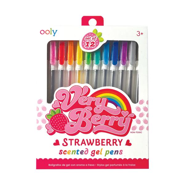 Stockist of Ooly's Set of 12 Very Berry Scented Gel Pens