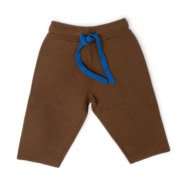 US stockist of Grown's gender neutral, organic knit Milano pants in Espresso