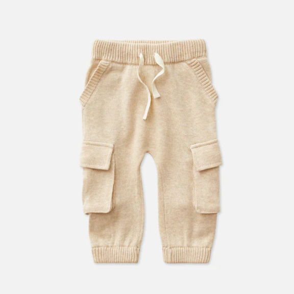 US stockist of Miann & Co's gender neutral Truffle knit cargo pant