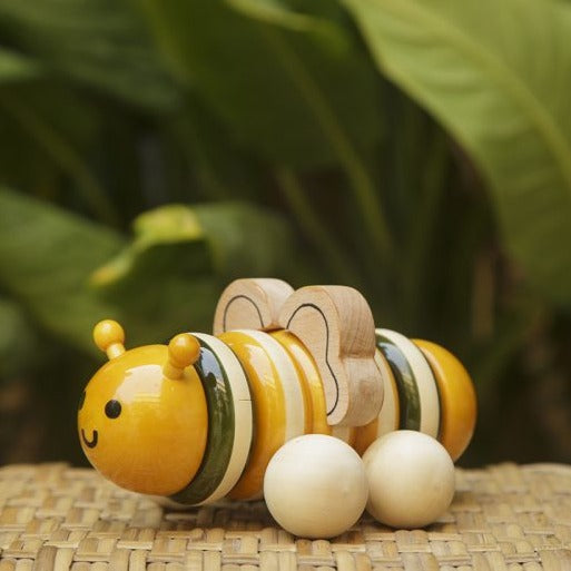 US stockist of Fair & Green's Build A Bee handmade wooden toy 