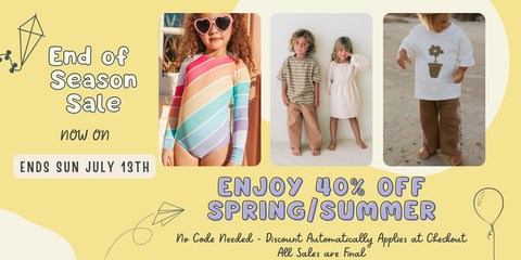 S/S End of Season Sale 25