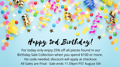 Third Birthday Sale