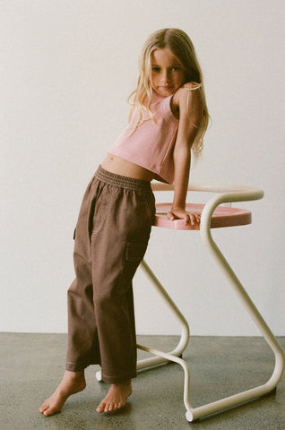 US stockist of Illoura the Label's Cocoa Twill Pants