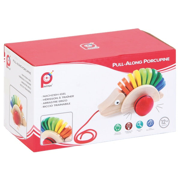 US stockist of PinToy's Porcupine Pull Along Toy