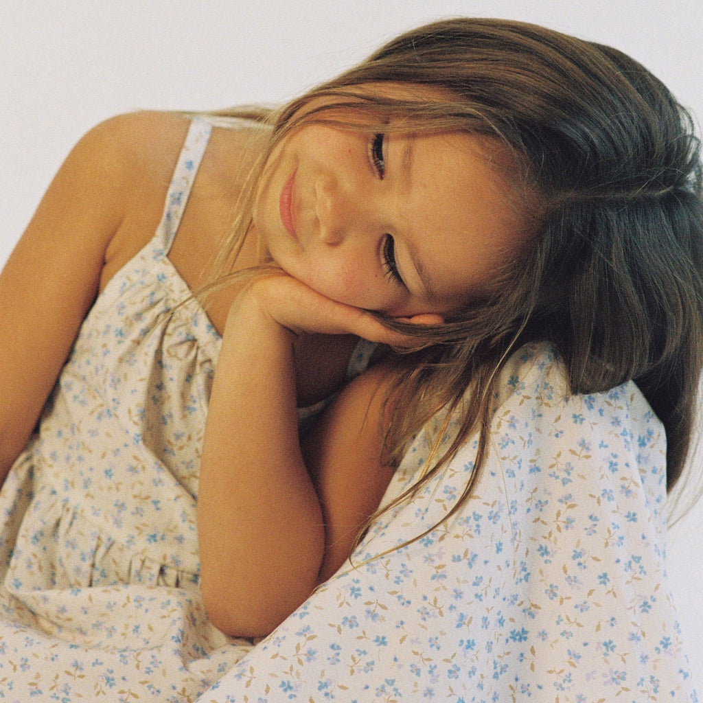 US stockist of Illoura the Label's Indigo Bloom Darcy Dress