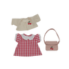 US stockist of Olli Ella's Dinkum Doll Cherry Gingham Set