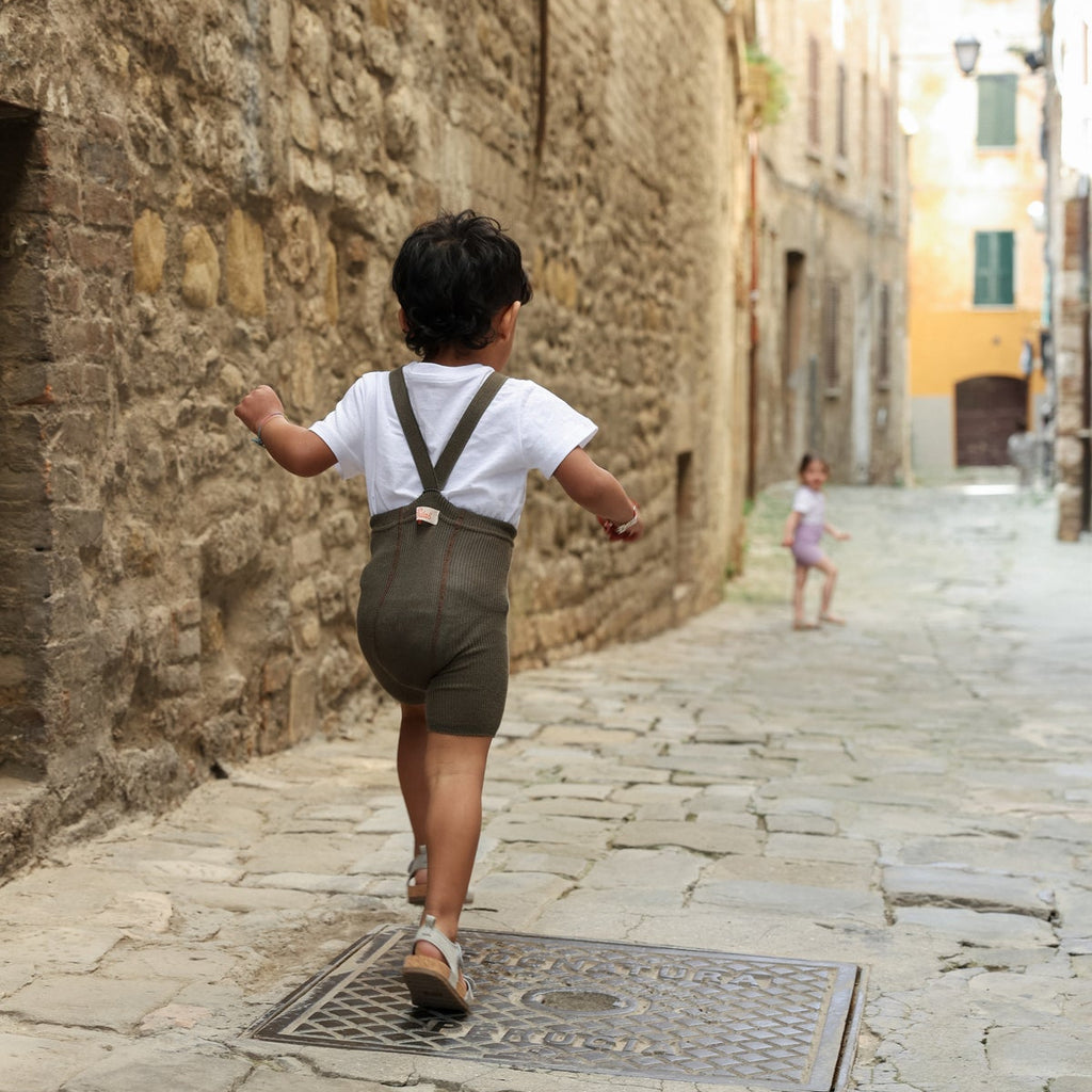 US stockist of Silly Silas'  Shorty Seaweed Brown Tights