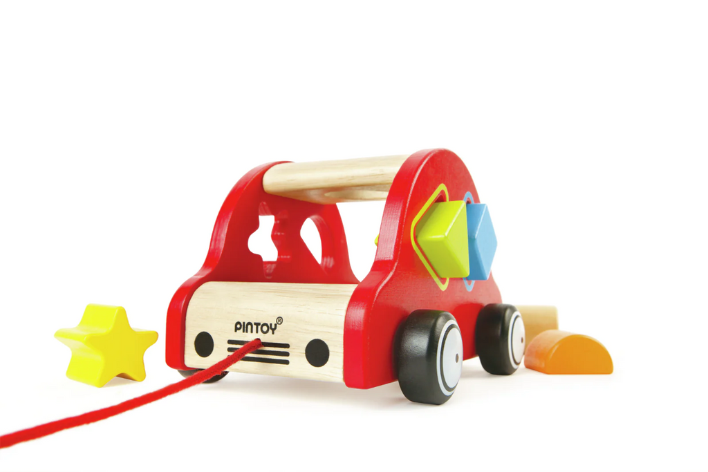 US stockist of PinToy's Happy Car Sorter and Pull Along Toy