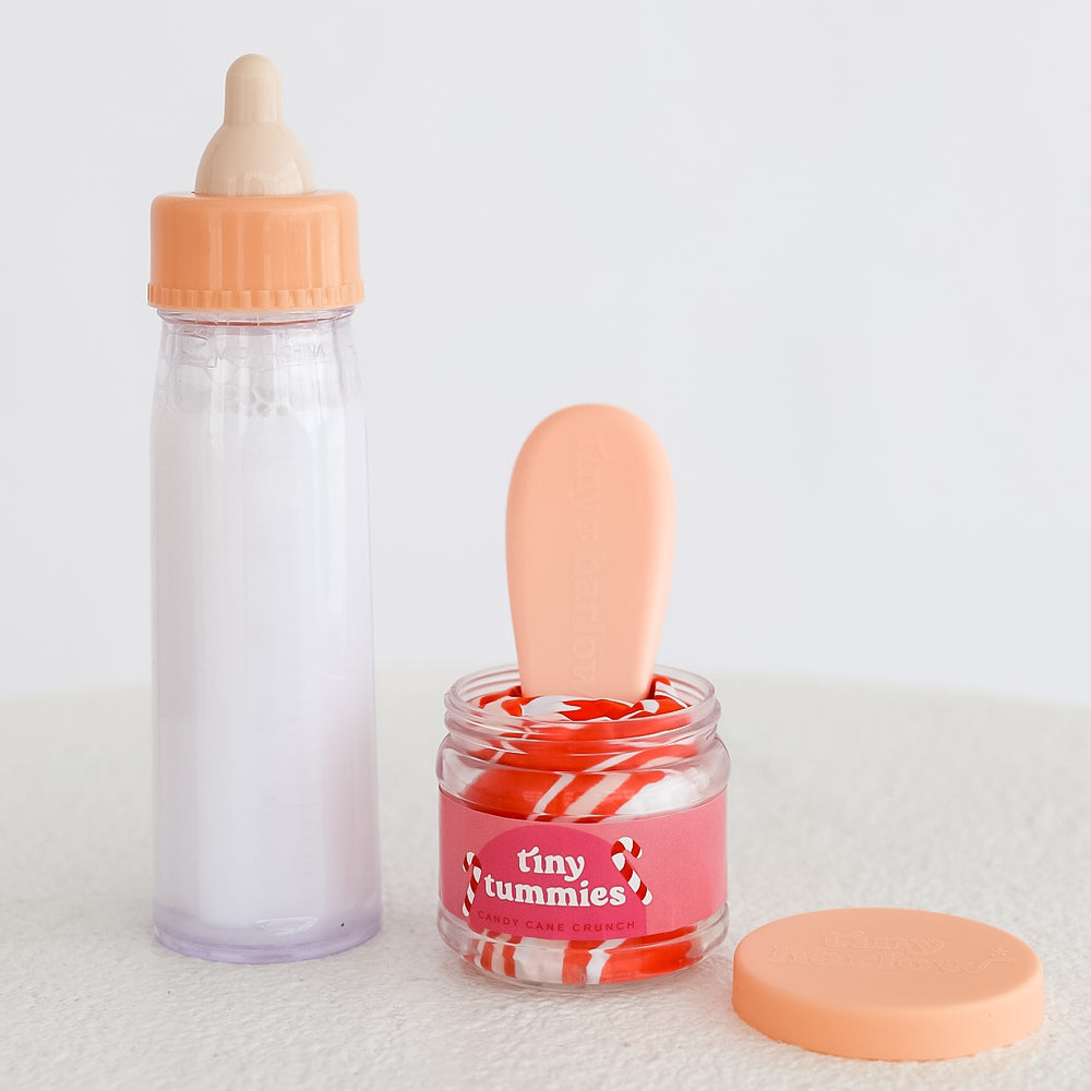 US stockist of Tiny Harlow's Tiny Tummies Candy Cane Crunch Christmas Gift Pack