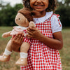 US stockist of Olli Ella's Dinkum Doll Cherry Gingham Set
