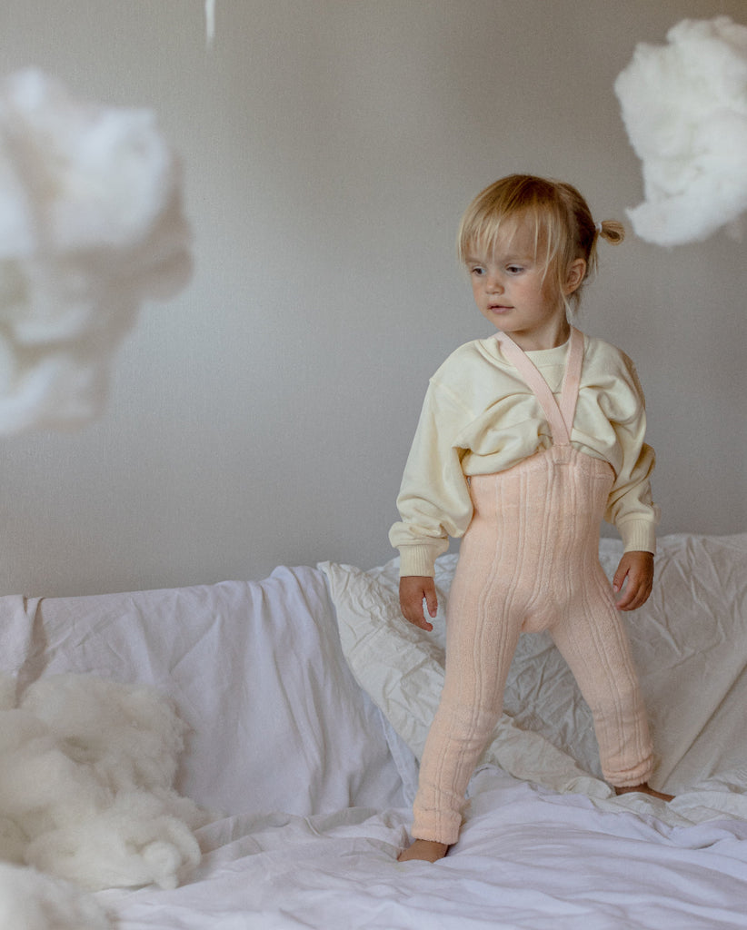 US stockist of Silly Silas' Silky Peach Granny Teddy Footless Tights