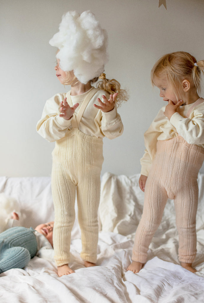 US stockist of Silly Silas' Lemon Icing Granny Teddy Footless Tights
