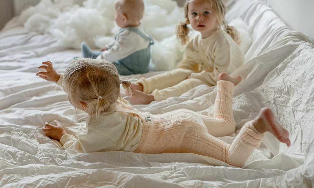 US stockist of Silly Silas' Silky Peach Granny Teddy Footless Tights