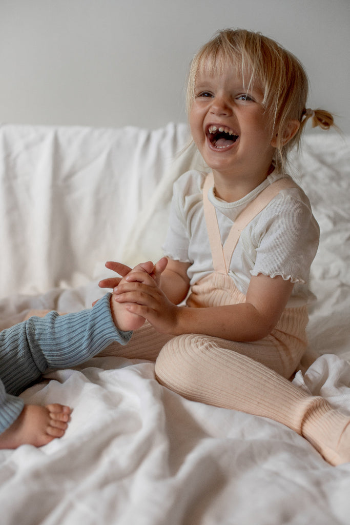 US stockist of Silly Silas' Silky Peach Hippy Footed Tights