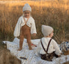 US stockist of Silly Silas' Cappucino Wooly footed tights