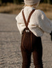 US stockist of Silly Silas' Espresso Brown footed Wooly tights