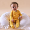 US stockist of Bonsie's Sunrise footed romper.