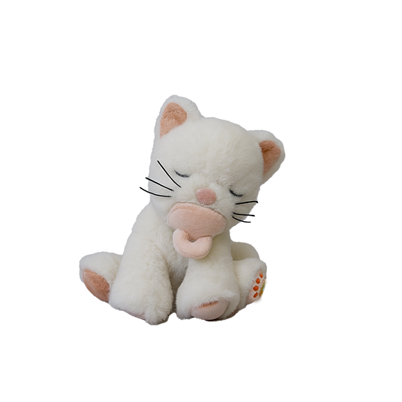 US stockist of Olli Ella's White Kiki Binky Kitten