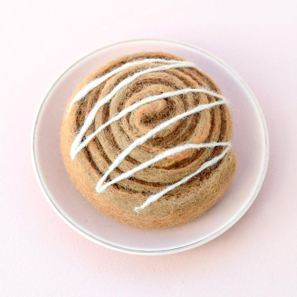 US stockist of Tara Treasures' felt Cinnamon Roll