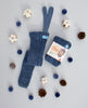 US stockist of Silly Silas' Granny Teddy Footless tights in Steel Blue