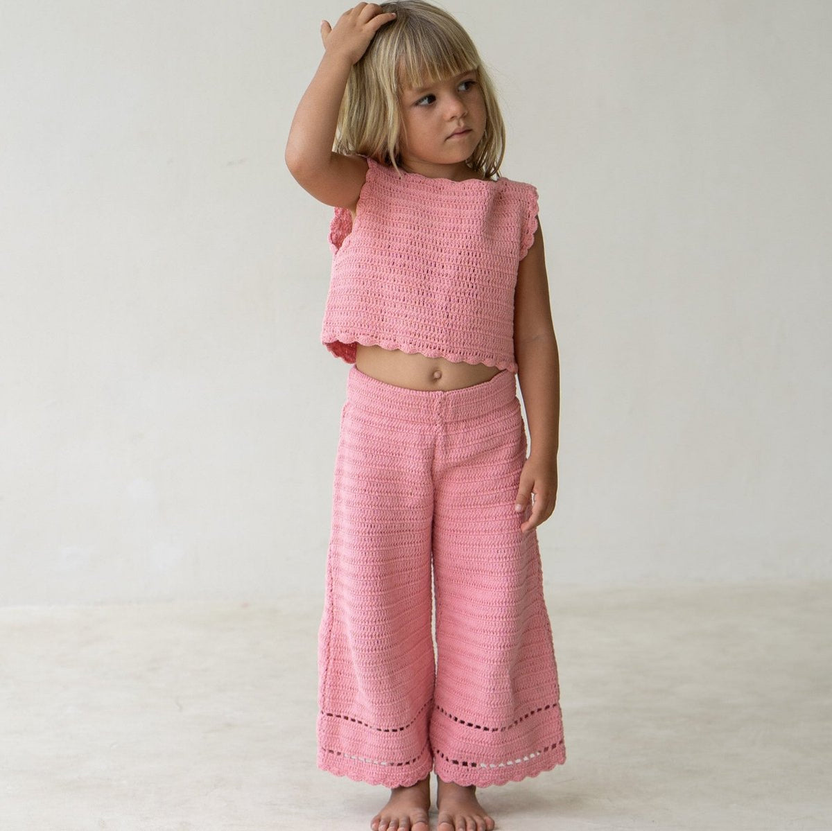 【新品未使用】LiiLU - CROCHET PANTS 2Y 新品未使用】LiiLU - CROCHET PANTS 2Y