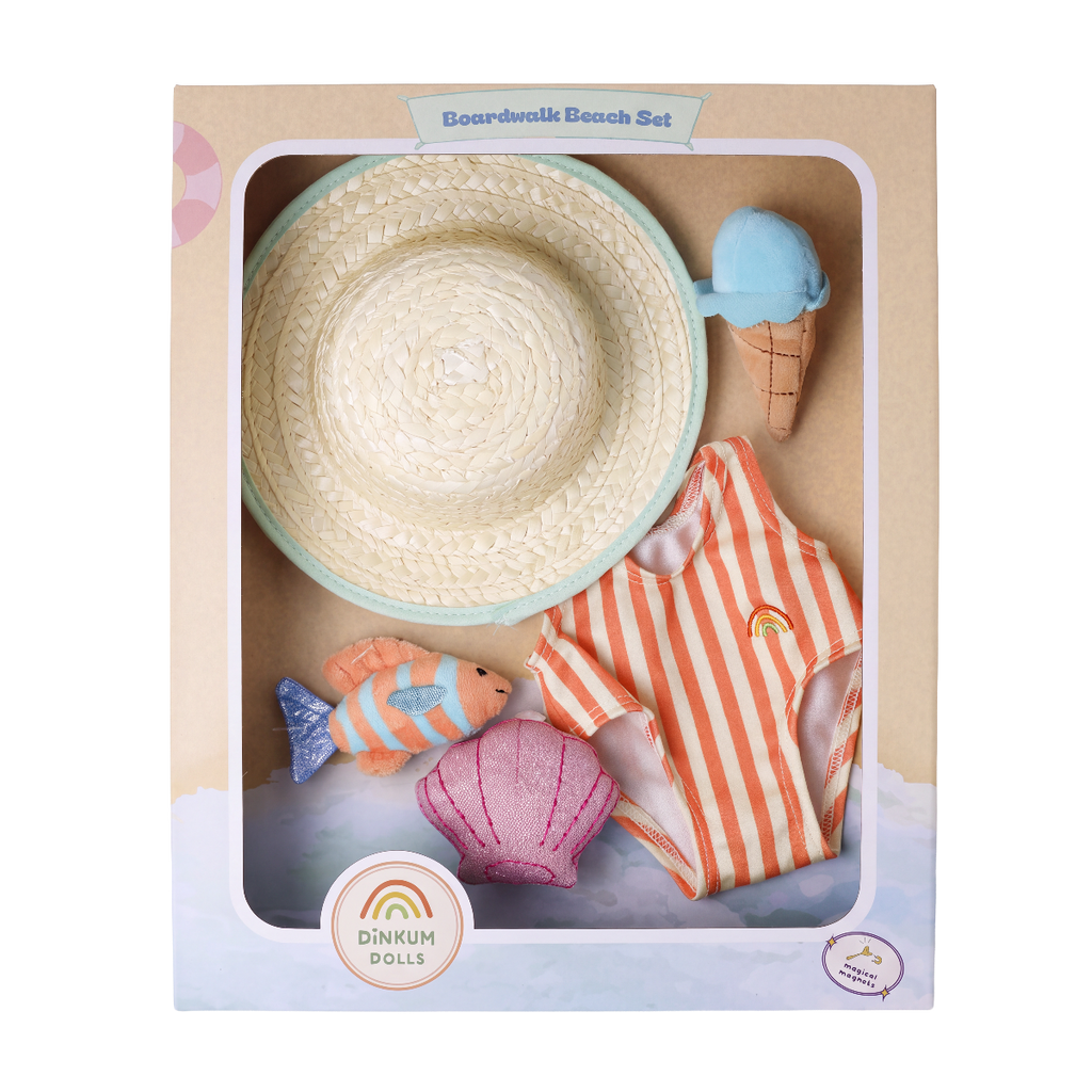 US stockist of Olli Ella's Boardwalk Beach Set for Dinkum Dolls