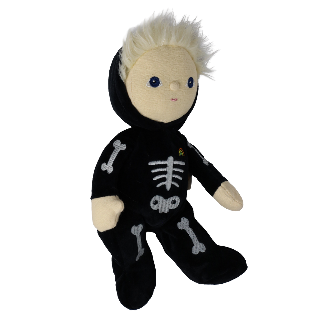 US stockist of Dinkum Dolls by Olli Ella's Scully Skeleton Dinky Dinkum Doll