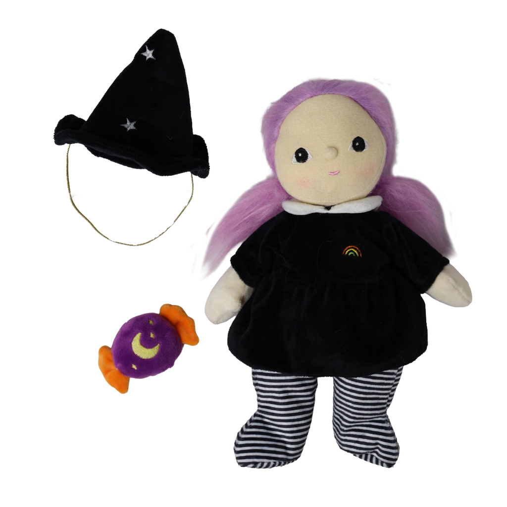 US stockist of Dinkum Dolls by Olli Ella's Willa Witch Dress Me Dinky Doll