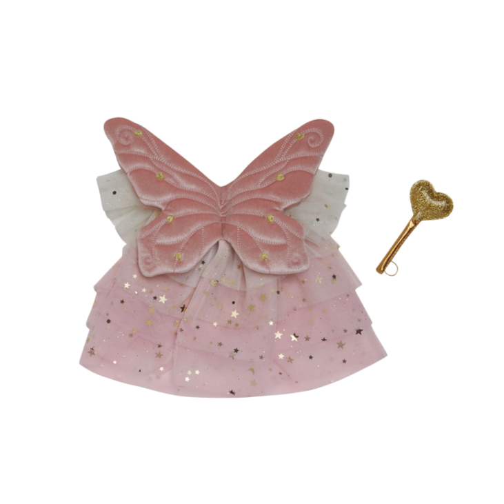 US stockist of Olli Ella's Dinkum Dolls Pink Fairy Outfit Set