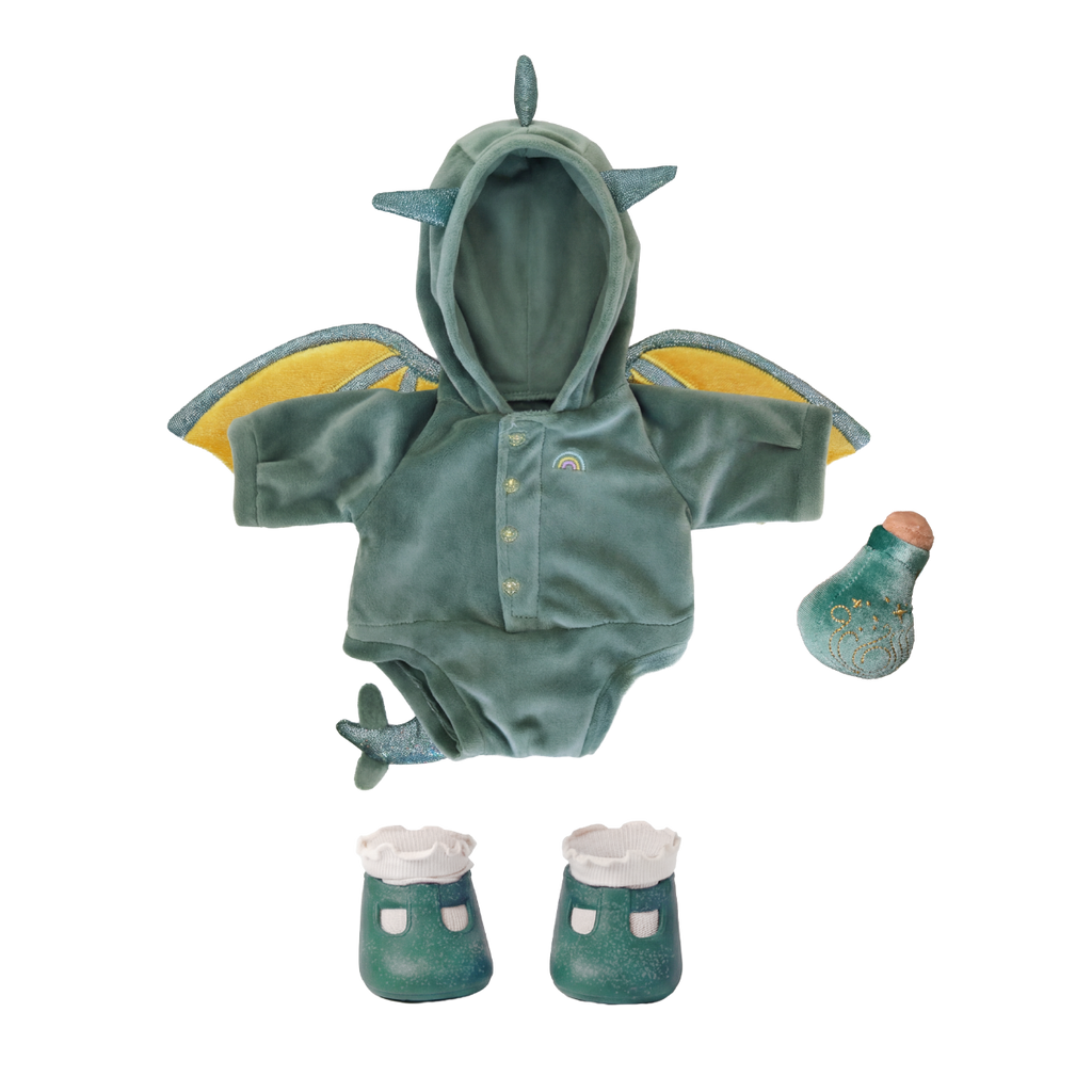 US stockist of Olli Ella's Dragon Outfit Set for Dinkum Dolls