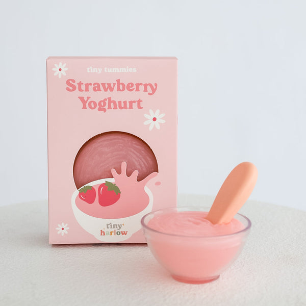 US stockist of Tiny Harlow's Tiny Tummies Strawberry Yoghurt Bowl