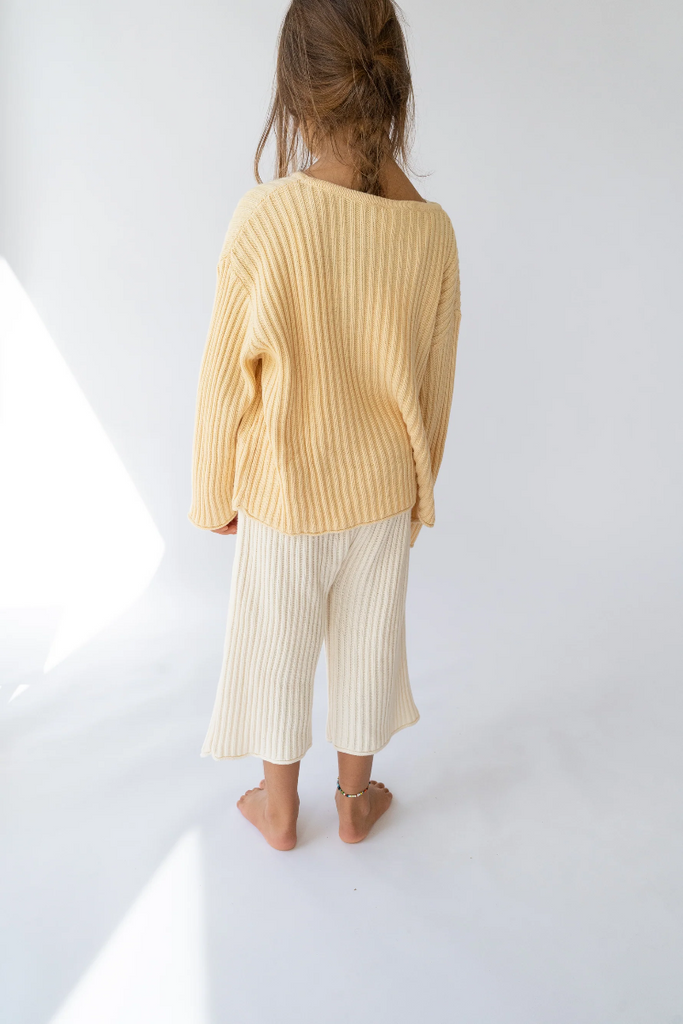 US stockist of Illoura the Label's essential knit sweater - Butter