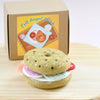 US stockist of Tara Treasures felt wool Bagel Stack play food set