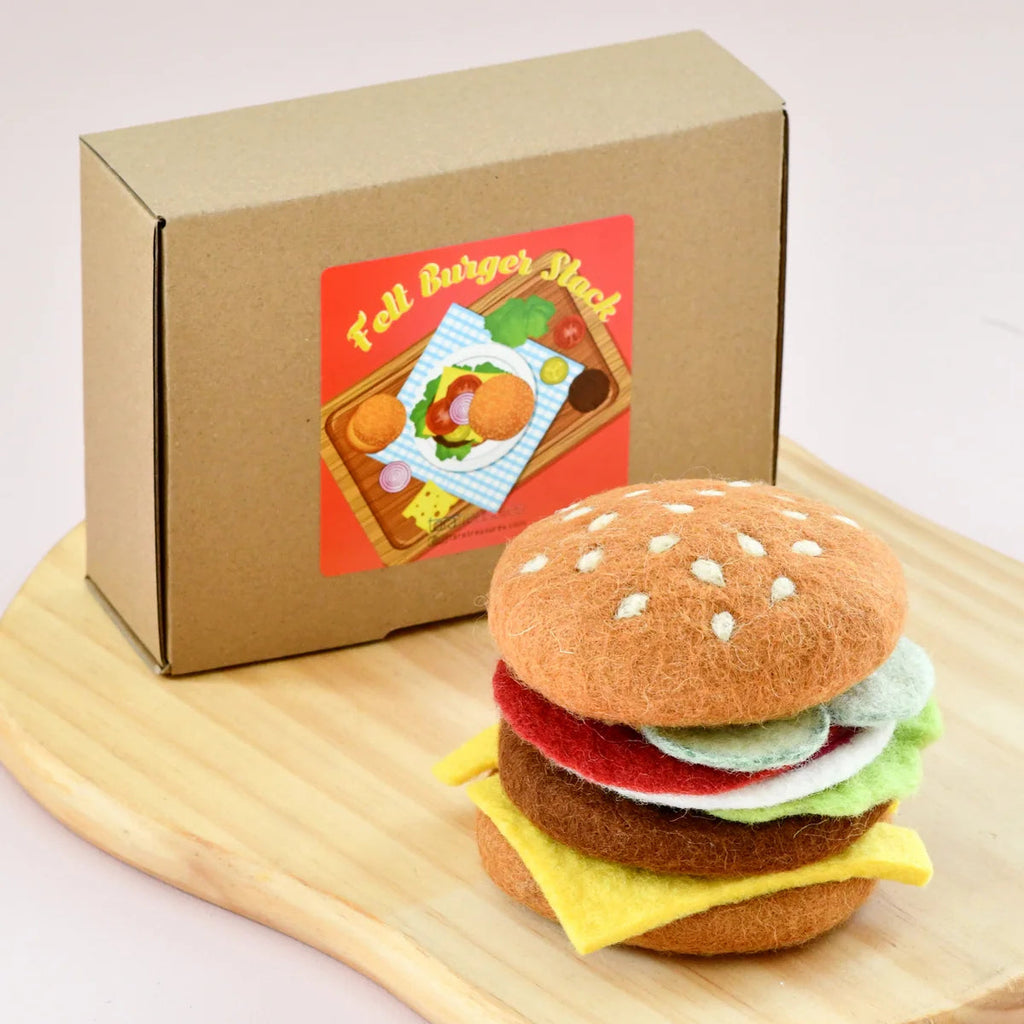US stockist of Tara Treasures' Felt Burger Stack
