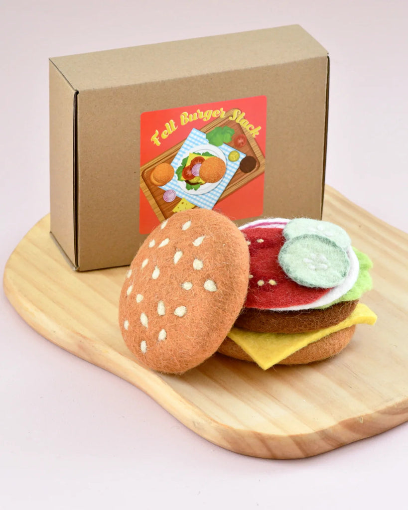 US stockist of Tara Treasures' Felt Burger Stack