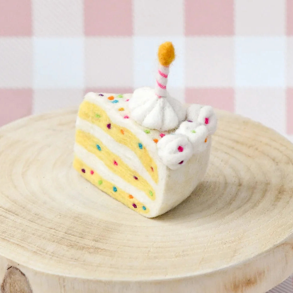 US stockist of Tara Treasures' Felt Confetti Cake Slice