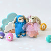 US stockist of Tara Treasures's adorable felt bunny rabbit in pink tutu dress