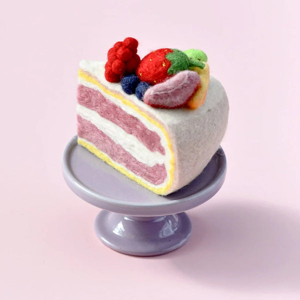 US stockist of Tara Treasures Felt Fruit Torte Slice