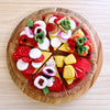US stockist of Tara Treasures' felt Mediterranean pizza slice
