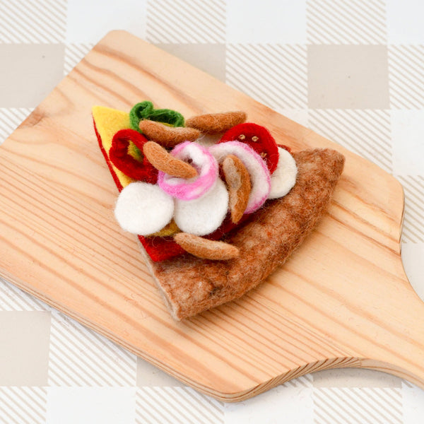 US stockist of Tara Treasures BBQ Chicken Felt Pizza slice