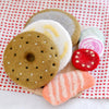 US stockist of Tara Treasures felt wool Bagel Stack play food set