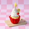 US stockist of Tara Treasures Giant Strawberry felt cupcake with candle