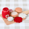 US Stockist of Tara Treasures felt Strawberry Jam and Scones Play Food Set
