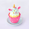 US stockist of Tara Treasures' Pink felt unicorn cupcake