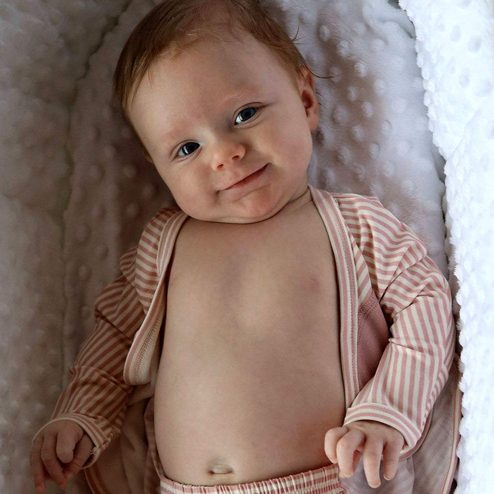 US stockist of Bonsie's Berry Twist Footed Romper