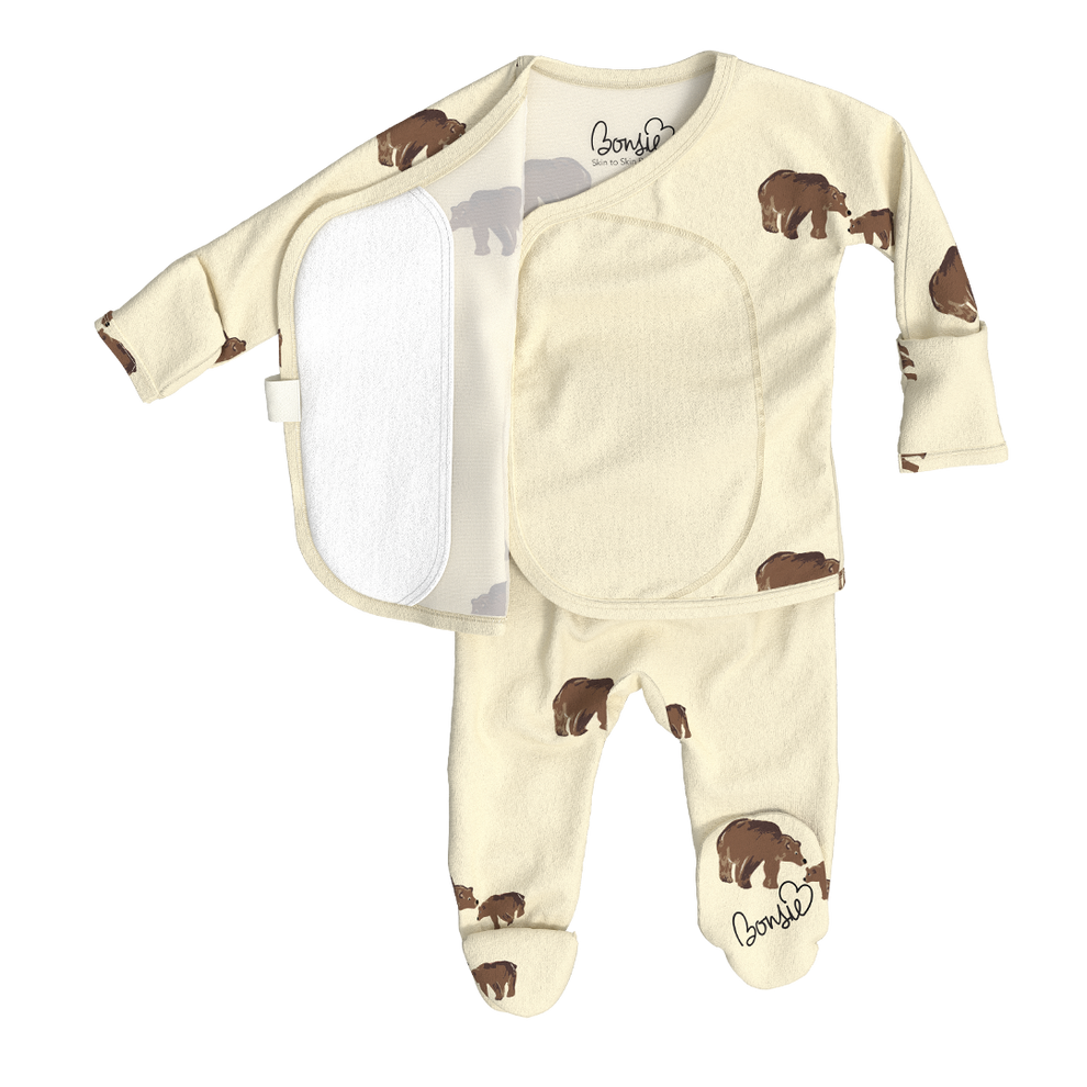 Stockist of Bonsie's Mama Bear Footed Romper